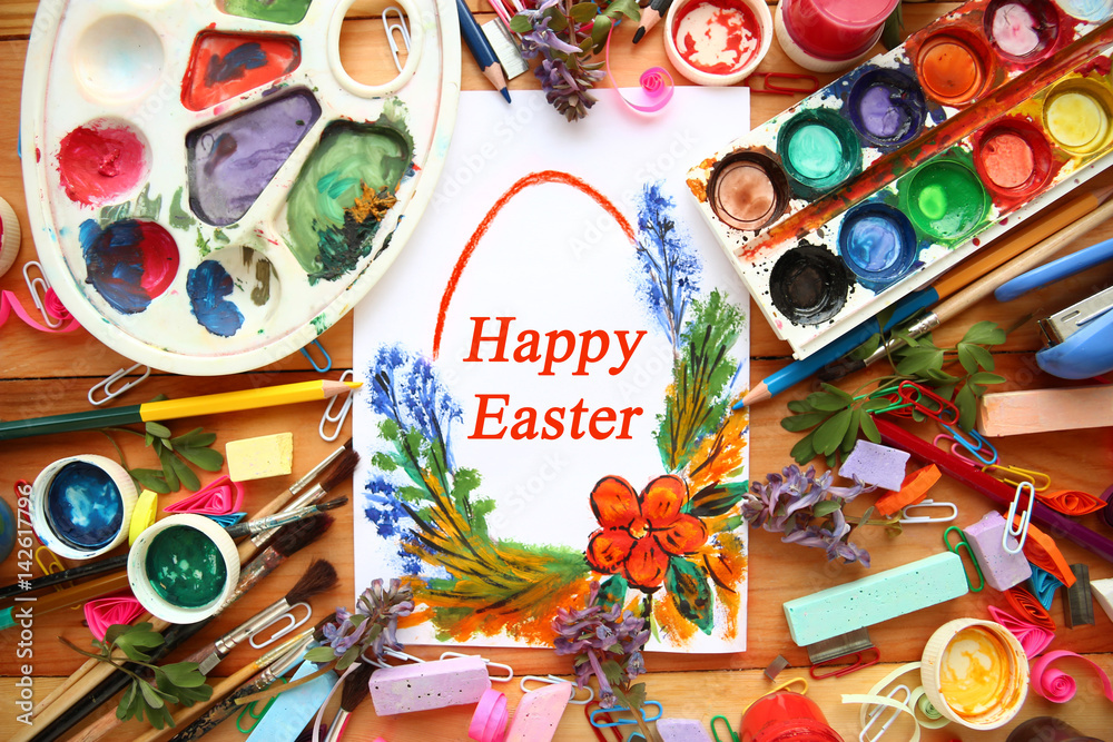 Fototapeta premium Happy Easter.