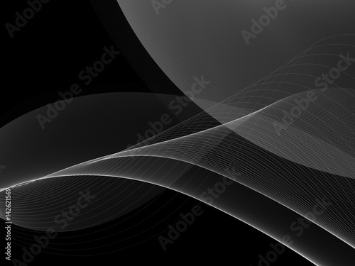 Abstract wavy business background 