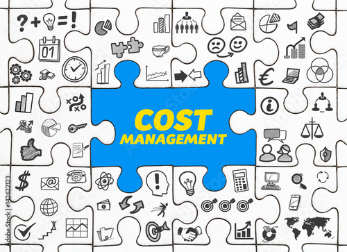 Cost Management / Puzzle mit Symbole