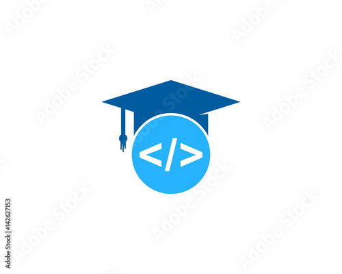 Programmer Education Icon Logo Design Element