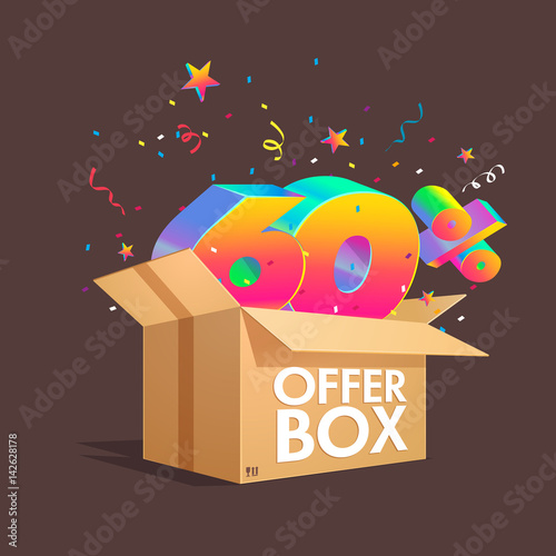 Offer box with specials discounts