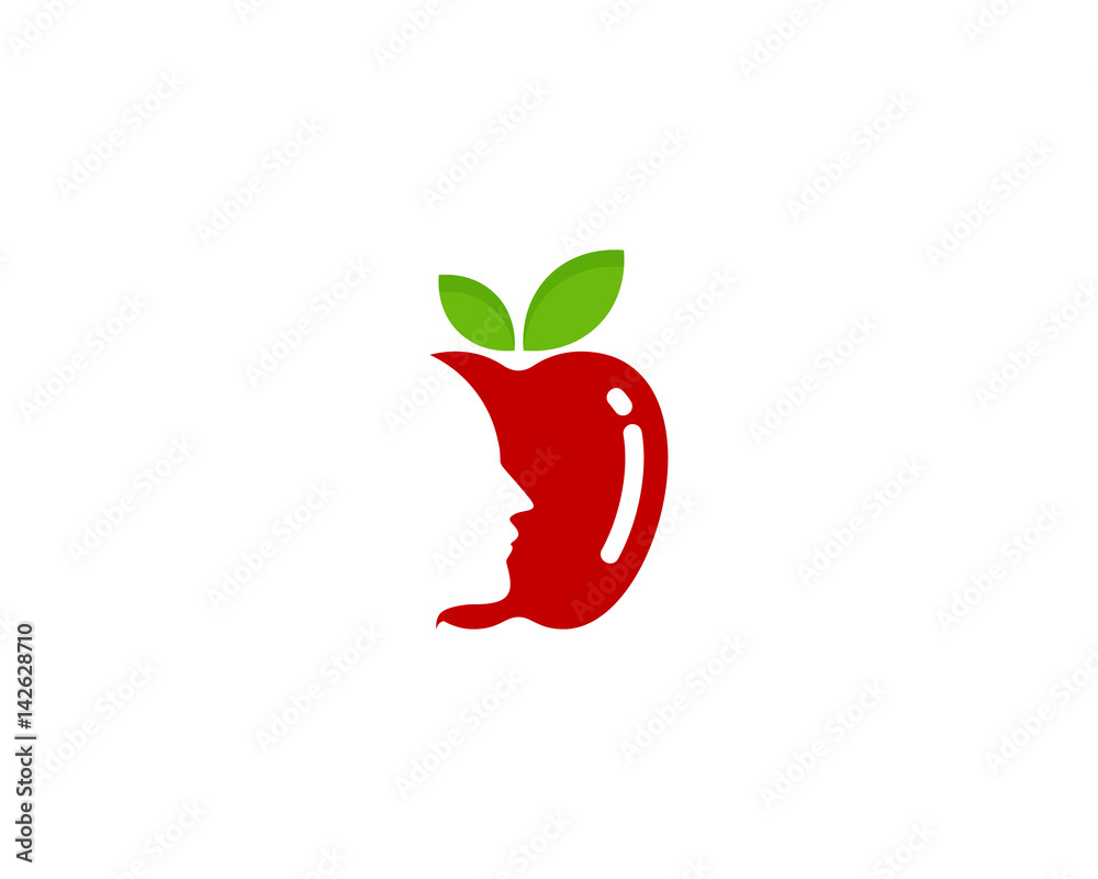 Fruit Face Icon Logo Design Element Fruit Face Icon Logo Design Element