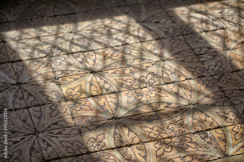 Floor in the cloister of Loccum