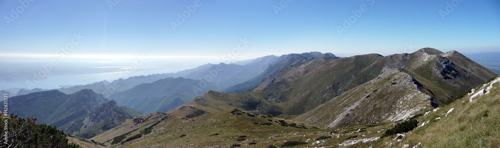 View from Sveto Brdo in Velebit mountains / Croatia