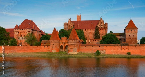 Malbork castle. Poland. The biggiest castle in the world.