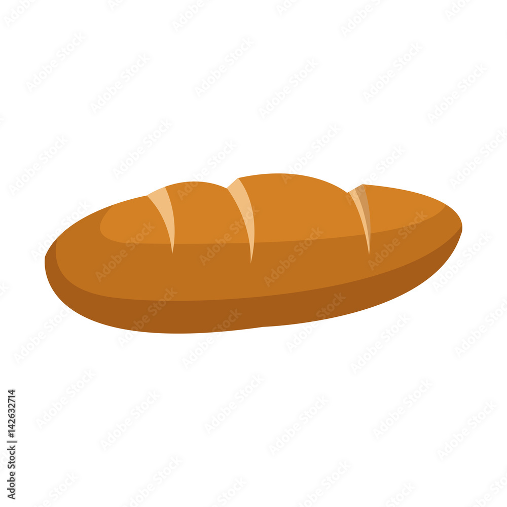 fresh bread icon over white background. colorful design. vector illustration fresh bread icon over white background. colorful design. vector illustration
