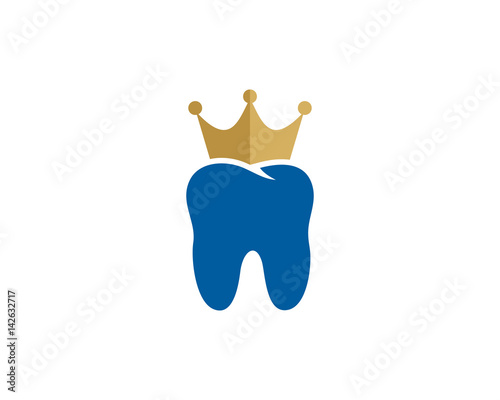 Dental King Icon Logo Design Element
