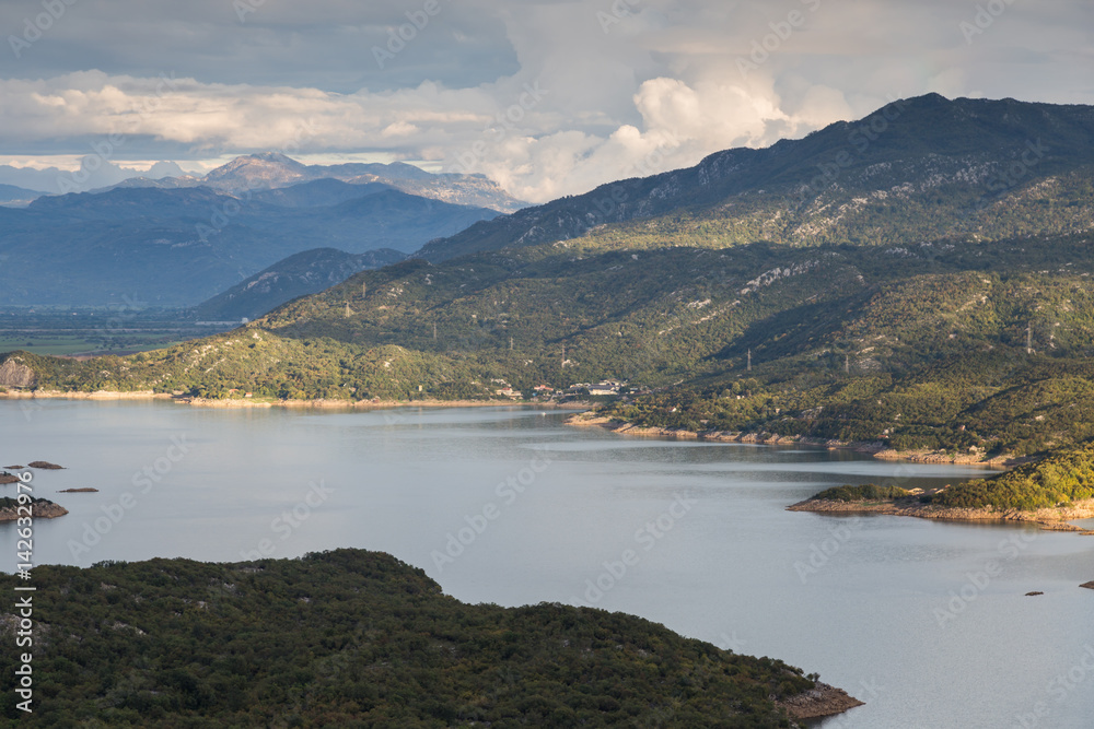 Slansko Lake in Montenegro