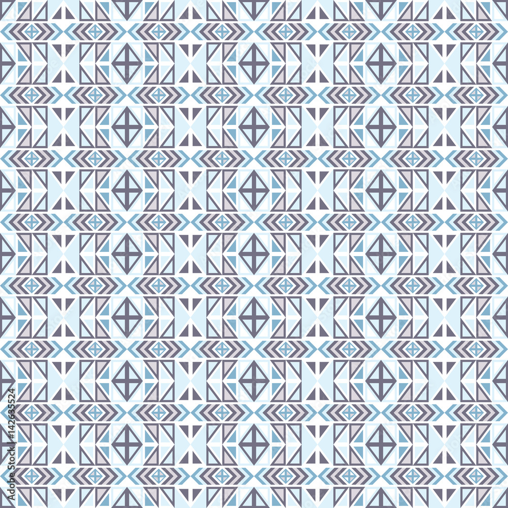 Abstract seamless pattern of various geometric elements. Abstract seamless pattern of various geometric elements.
