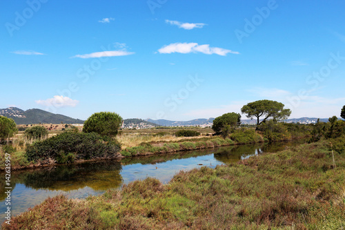 Salt pans in Hyères - France