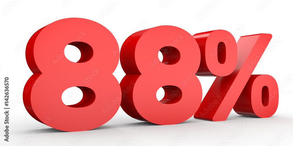 Eighty eight percent off. Discount 88 %. Eighty eight percent off. Discount 88 %.