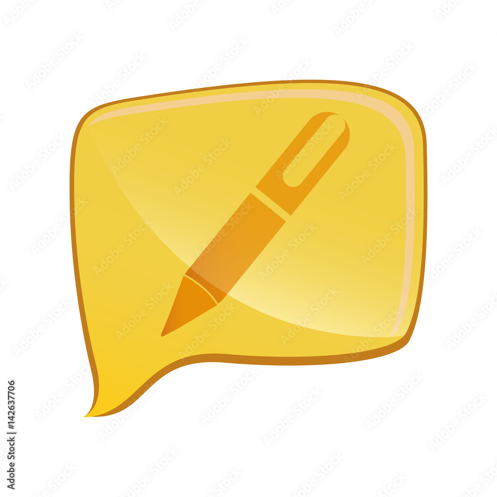 flat pen icon education, vector illustration design flat pen icon education, vector illustration design