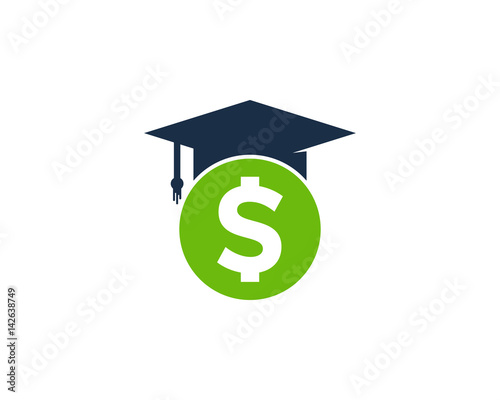 Money Education Icon Logo Desing Element