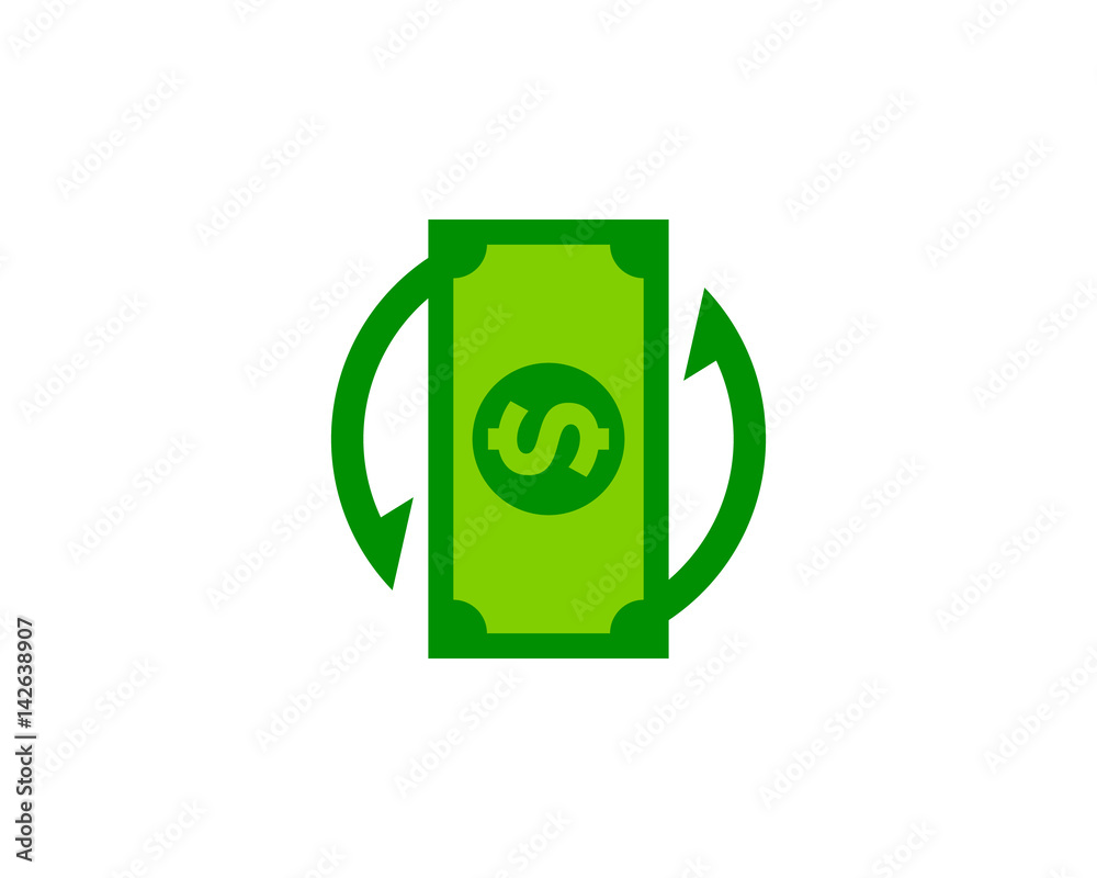Money Exchange Icon Logo Desing Element Money Exchange Icon Logo Desing Element