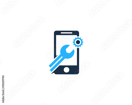 Phone Repair Icon Logo Design Element