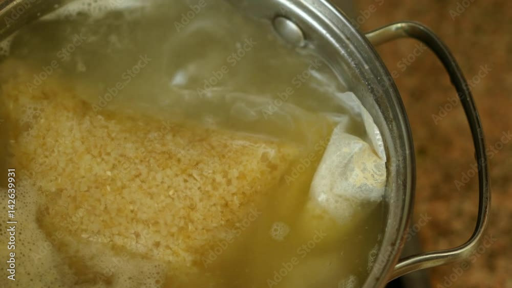 Cooking Millet Porridge In Bag Cooking Millet Porridge In Bag