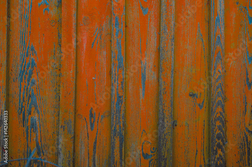 the brown old wood texture with knot © Sergey
