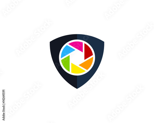 Camera Shield Icon Logo Design Element Free Download Camera Shield Icon Logo Design Element - GFXLoad