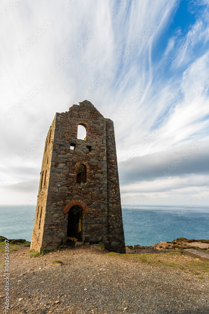 Wheal Coates Tin Mine beam engine house Wheal Coates Tin Mine beam engine house