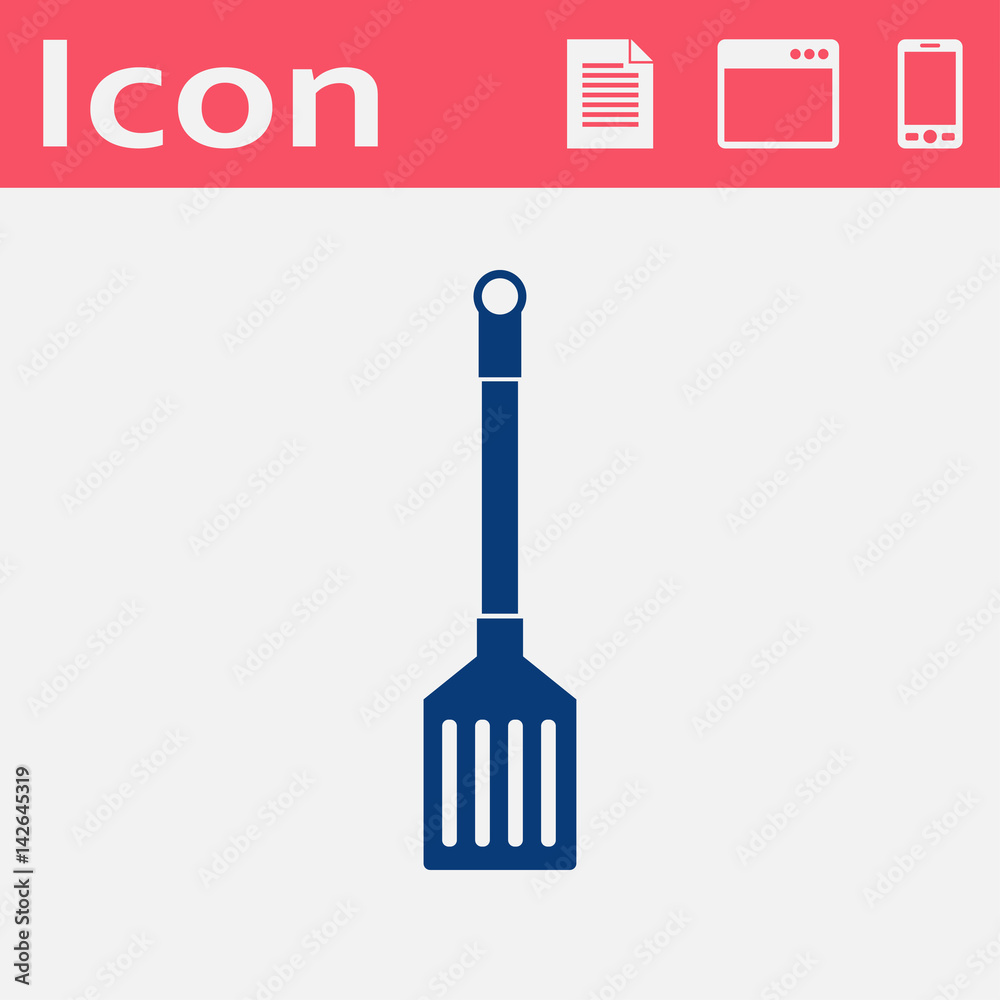 Fototapeta premium kitchen icon of cooking scoop