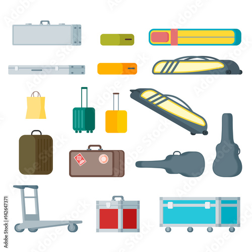 Colorful Baggage Collection