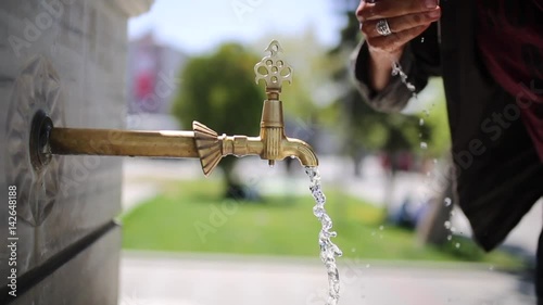 flowing fountain