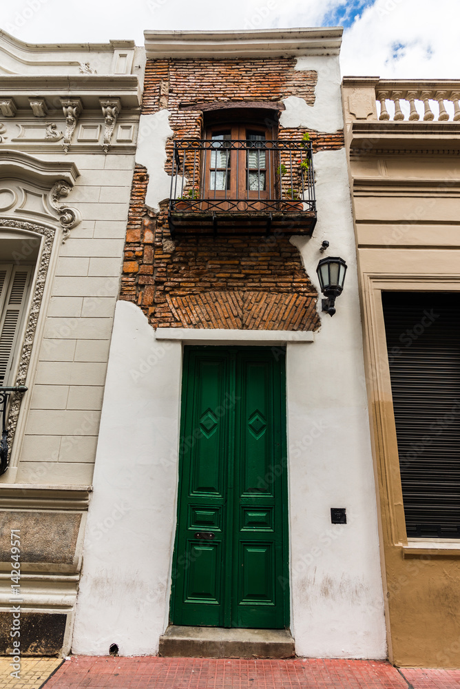 The most narrow building in Argentina located in Buenos Aires, San Telmo neighborhood
