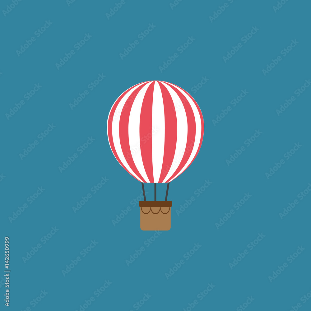 Fototapeta premium air balloon vector icon