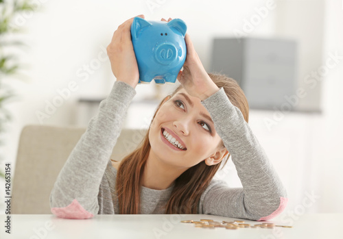 Beautiful young woman with ...