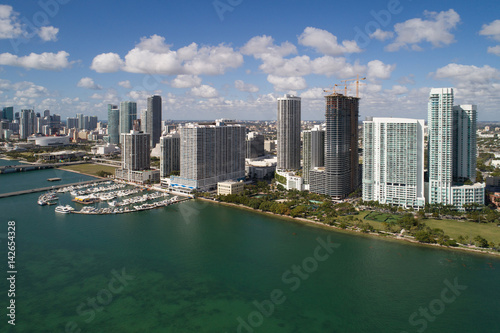 Aerial photo of Edgewater Miami Florida