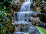 A natural waterfall at the Penang Municipal Park