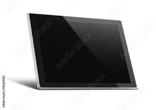Horisontal tablet with touch screen