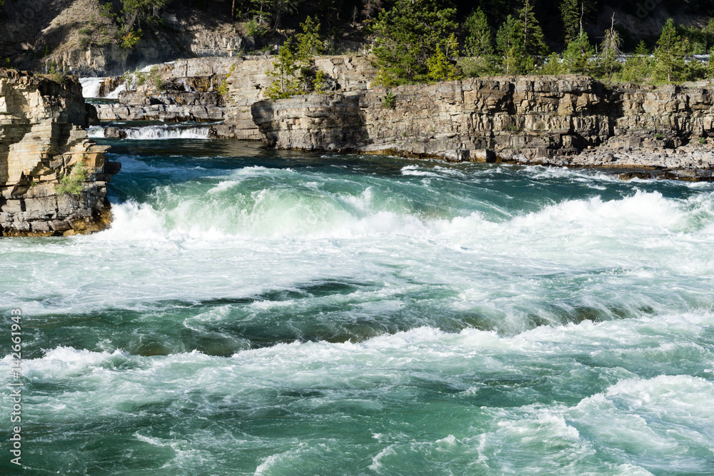 Kootenai Falls in northern Montana, USA