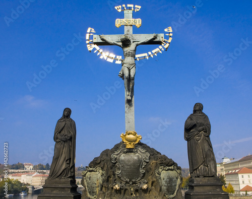 Crucifix. Prague, Czech Pepublic photo