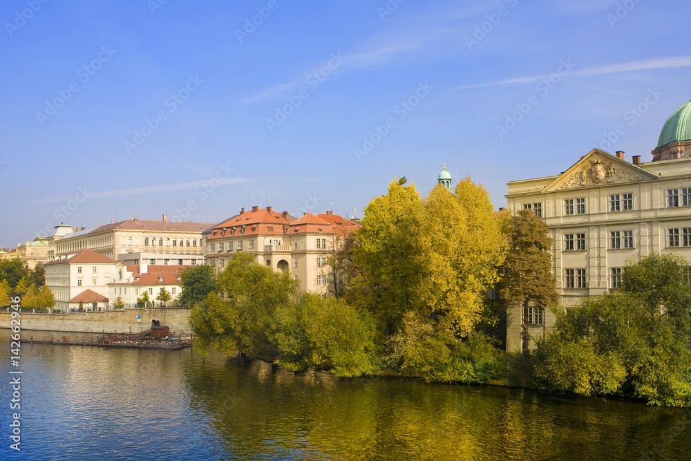 Prague. Red roofs