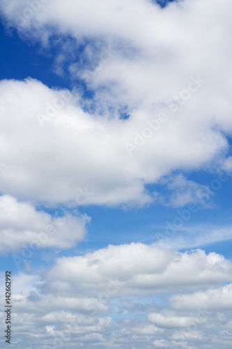Fototapeta Naklejka Na Ścianę i Meble -  Clouds flying against blue sky.