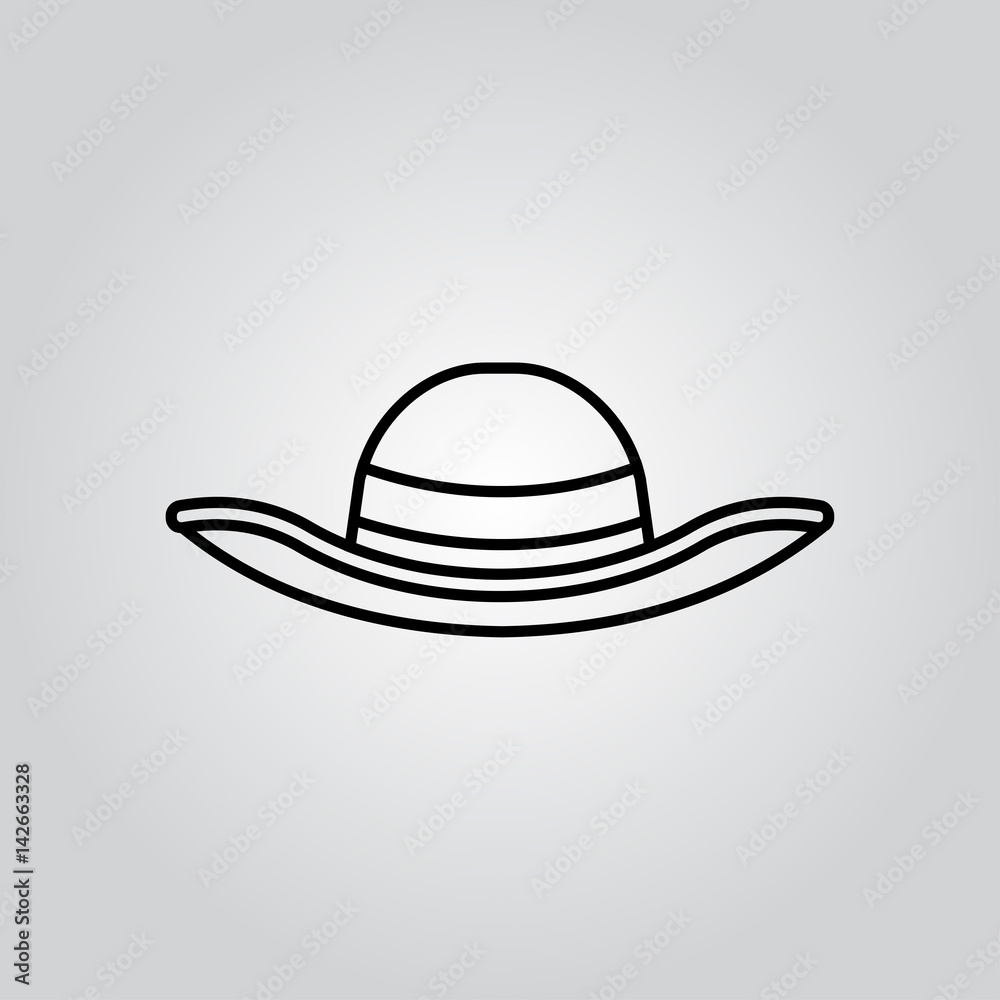 woman hat icon woman hat icon