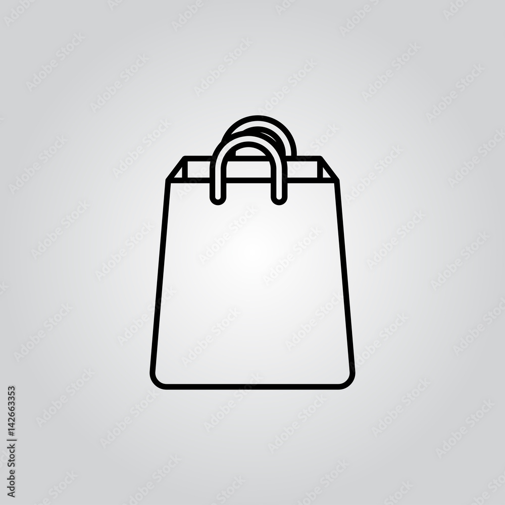 shopping bag icon shopping bag icon