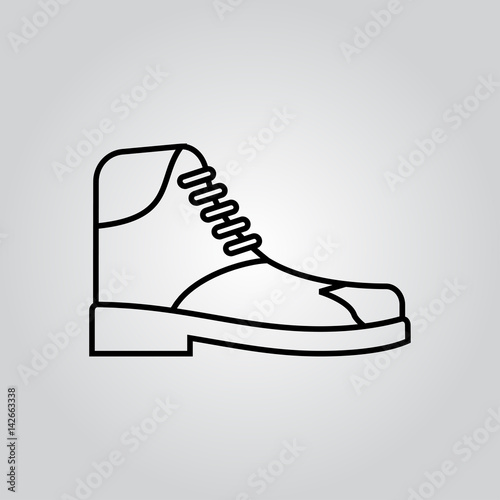 Mens shoe icon