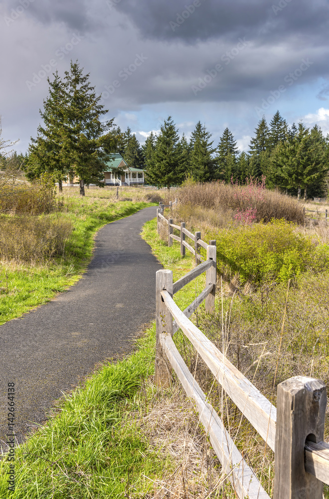 Fototapeta premium Powell Butte park in Portland Oregon.