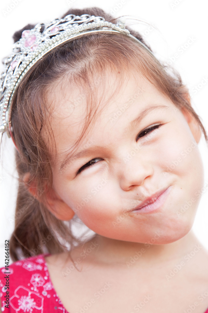 Portrait of an Asian little girl
