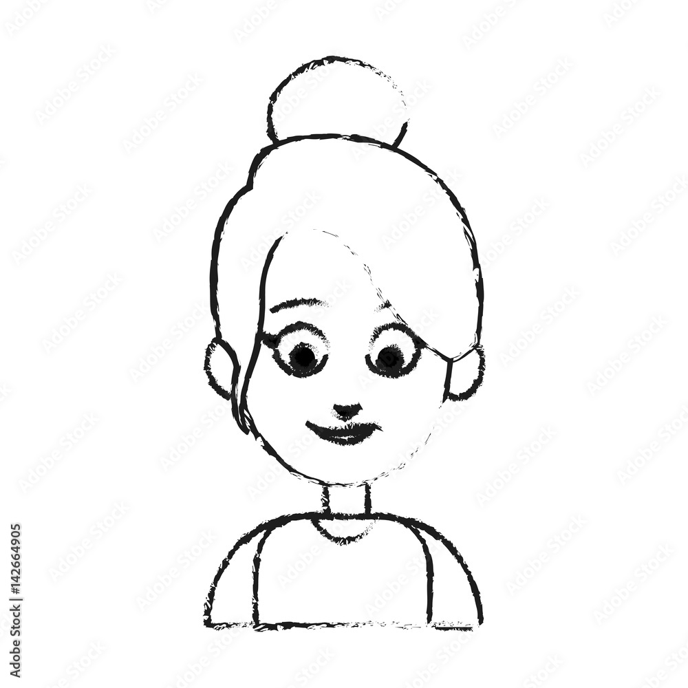 happy pretty woman icon image vector illustration design happy pretty woman icon image vector illustration design