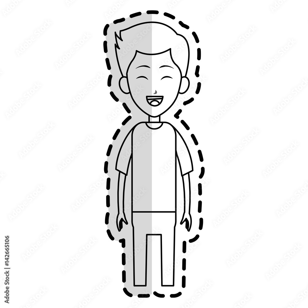 happy boy kid or child icon image vector illustration design happy boy kid or child icon image vector illustration design