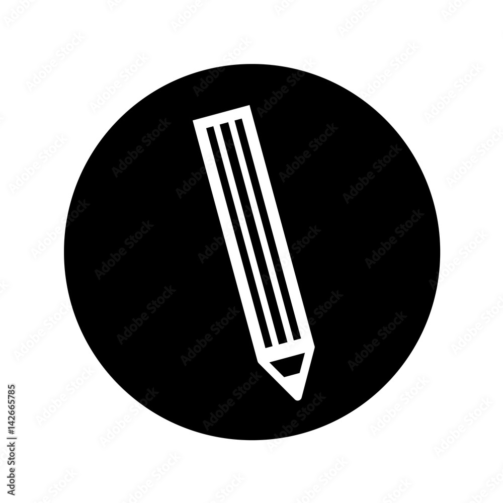pencil school supply icon vector illustration design pencil school supply icon vector illustration design