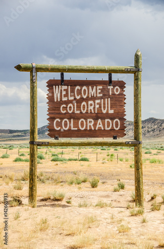 Colorado Welcome Sign