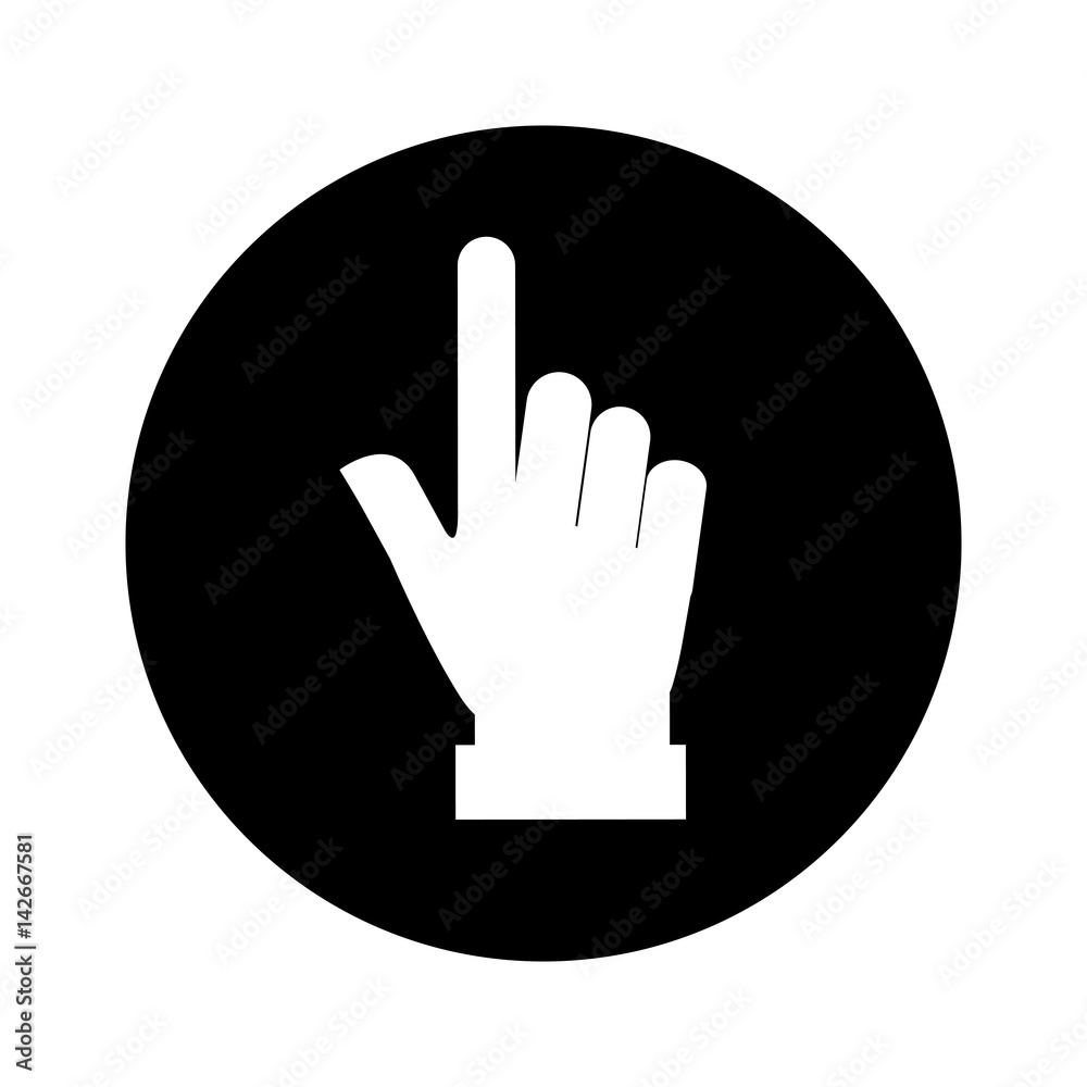 hand human index isolated icon vector illustration design hand human index isolated icon vector illustration design