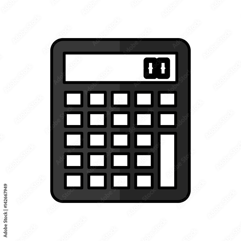 calculator math isolated icon vector illustration design calculator math isolated icon vector illustration design