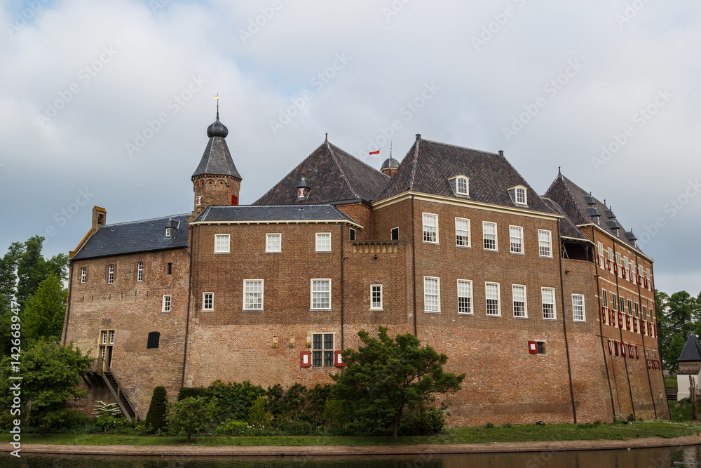 Medieval Huis Bergh castle in 's-Heerenberg town, Netherlands