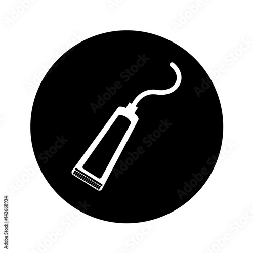 toothpaste cream isolated icon vector illustration design