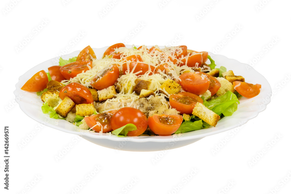Caesar salad plate Caesar salad plate